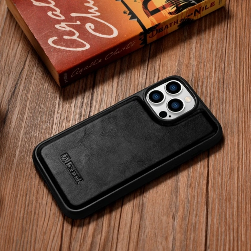 Kup Case iCarer Lederölwachs MagSafe Apple iPhone 14 Pro Max schwarz - ICR433 - {ean13} - Sklep Home Screen