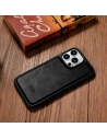 Kup Case iCarer Lederölwachs MagSafe Apple iPhone 14 Pro Max schwarz - ICR433 - {ean13} - Sklep Home Screen