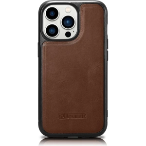 Kup Etui iCarer Leather Oil Wax MagSafe Apple iPhone 14 Pro Max brązowy - ICR434 - {ean13} - Sklep Home Screen
