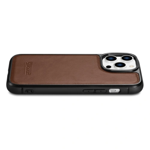 Kup Case iCarer Lederölwachs MagSafe Apple iPhone 14 Pro Max braun - ICR434 - {ean13} - Sklep Home Screen