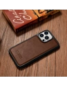 Kup Case iCarer Lederölwachs MagSafe Apple iPhone 14 Pro Max braun - ICR434 - {ean13} - Sklep Home Screen
