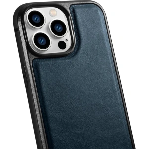 Kup Etui iCarer Leather Oil Wax MagSafe Apple iPhone 14 Pro Max modrý - ICR435 - {ean13} - Sklep Home Screen