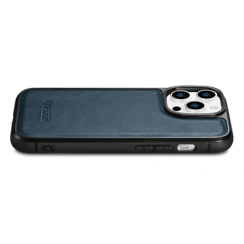 Kup Case iCarer Leder Öl Wachs MagSafe Apple iPhone 14 Pro Max blau - ICR435 - {ean13} - Sklep Home Screen