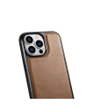 Kup Case iCarer Leder Öl Wachs MagSafe Apple iPhone 14 Pro Max hellbraun - ICR436 - {ean13} - Sklep Home Screen