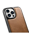 Kup Case iCarer Leder Öl Wachs MagSafe Apple iPhone 14 Pro Max hellbraun - ICR436 - {ean13} - Sklep Home Screen