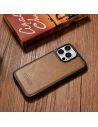 Kup Case iCarer Leder Öl Wachs MagSafe Apple iPhone 14 Pro Max hellbraun - ICR436 - {ean13} - Sklep Home Screen
