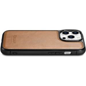 Kup Etui iCarer Leather Oil Wax MagSafe Apple iPhone 14 Pro Max jasně hnědý - ICR436 - {ean13} - Sklep Home Screen