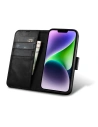 Buy iCarer Oil Wax Wallet Anti-RFID 2in1 Apple iPhone 14 black - ICR437 - {ean13} - Home Screen Store Europe