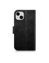 Kup Case iCarer Öl-Wachs Geldbörse Anti-RFID 2in1 Apple iPhone 14 schwarz - ICR437 - {ean13} - Sklep Home Screen