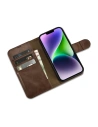 Kup Etui iCarer Oil Wax Wallet Anti-RFID 2in1 Apple iPhone 14 hnědý - ICR438 - {ean13} - Sklep Home Screen