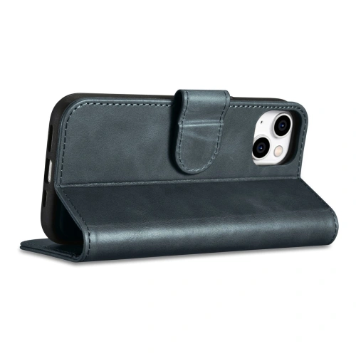 Kup Case iCarer Oil Wax Wallet Anti-RFID 2in1 Apple iPhone 14 blau - ICR439 - {ean13} - Sklep Home Screen
