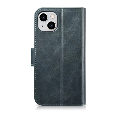 Kup Case iCarer Oil Wax Wallet Anti-RFID 2in1 Apple iPhone 14 blau - ICR439 - {ean13} - Sklep Home Screen