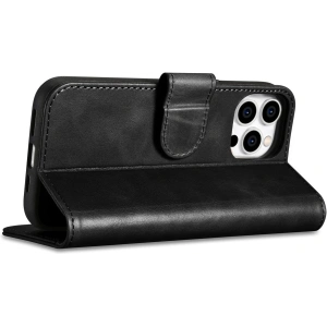 Kup Etui iCarer Oil Wax Wallet Anti-RFID 2in1 Apple iPhone 14 Pro černé - ICR441 - {ean13} - Sklep Home Screen
