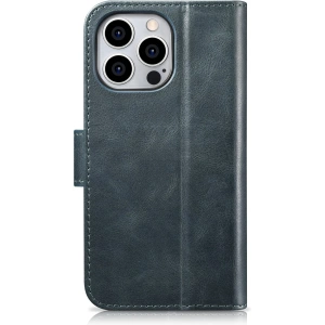 Kup Etui iCarer Oil Wax Wallet Anti-RFID 2in1 Apple iPhone 14 Pro modrý - ICR443 - {ean13} - Sklep Home Screen