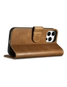 Buy iCarer Oil Wax Wallet Anti-RFID 2in1 Apple iPhone 14 Pro light brown - ICR444 - {ean13} - Home Screen Store Europe