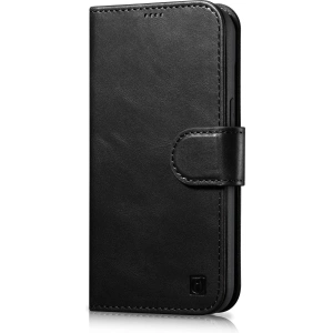 Kup Etui iCarer Oil Wax Wallet Anti-RFID 2in1 Apple iPhone 14 Plus / 15 Plus černé - ICR445 - {ean13} - Sklep Home Screen