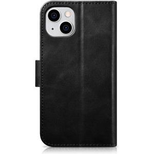 Kup Etui iCarer Oil Wax Wallet Anti-RFID 2in1 Apple iPhone 14 Plus / 15 Plus černé - ICR445 - {ean13} - Sklep Home Screen