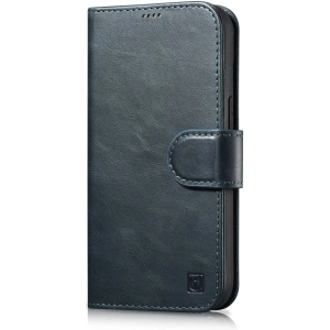 Kup Etui iCarer Oil Wax Wallet Anti-RFID 2in1 Apple iPhone 14 Plus / 15 Plus modré - ICR447 - {ean13} - Sklep Home Screen