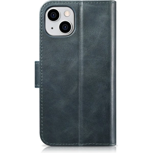 Kup Etui iCarer Oil Wax Wallet Anti-RFID 2in1 Apple iPhone 14 Plus / 15 Plus modré - ICR447 - {ean13} - Sklep Home Screen