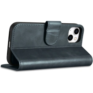 Kup Etui iCarer Oil Wax Wallet Anti-RFID 2in1 Apple iPhone 14 Plus / 15 Plus modré - ICR447 - {ean13} - Sklep Home Screen
