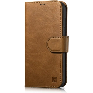 Kup Etui iCarer Oil Wax Wallet Anti-RFID 2in1 Apple iPhone 14 Plus / 15 Plus světle hnědá - ICR448 - {ean13} - Sklep Home Screen