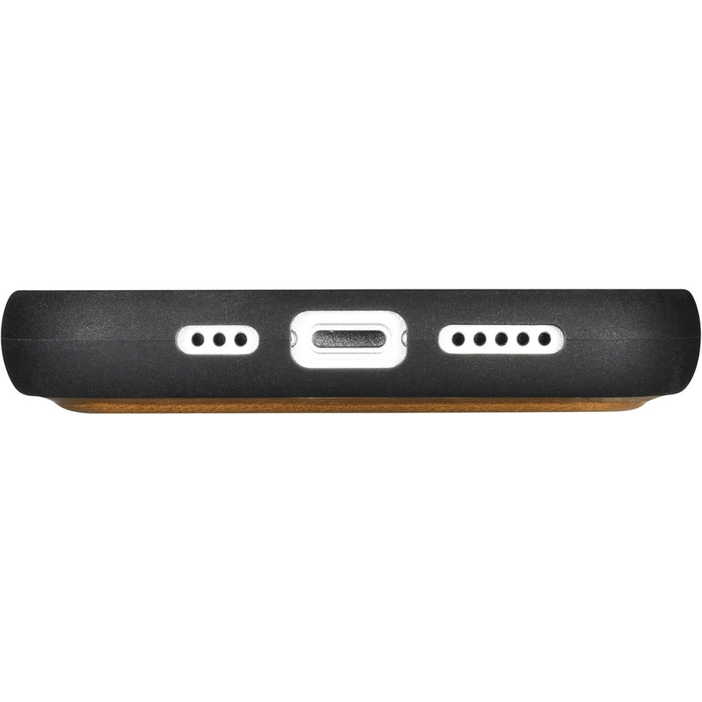 Etui iCarer Oil Wax Wallet Anti-RFID 2in1 Apple iPhone 14 Plus / 15 Plus jasnobrązowy