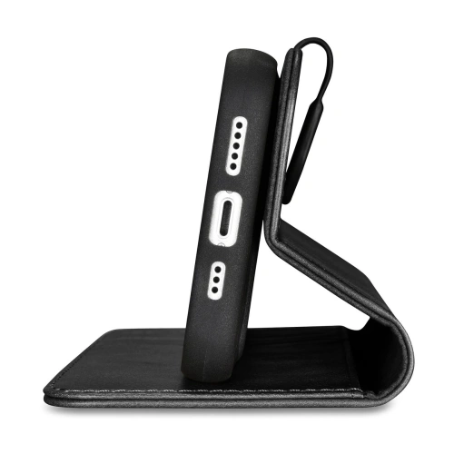 Buy iCarer Oil Wax Wallet Anti-RFID 2in1 Apple iPhone 14 Pro Max black - ICR449 - {ean13} - Home Screen Store Europe