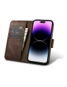 Kup Etui iCarer Oil Wax Wallet Anti-RFID 2in1 Apple iPhone 14 Pro Max hnědý - ICR450 - {ean13} - Sklep Home Screen
