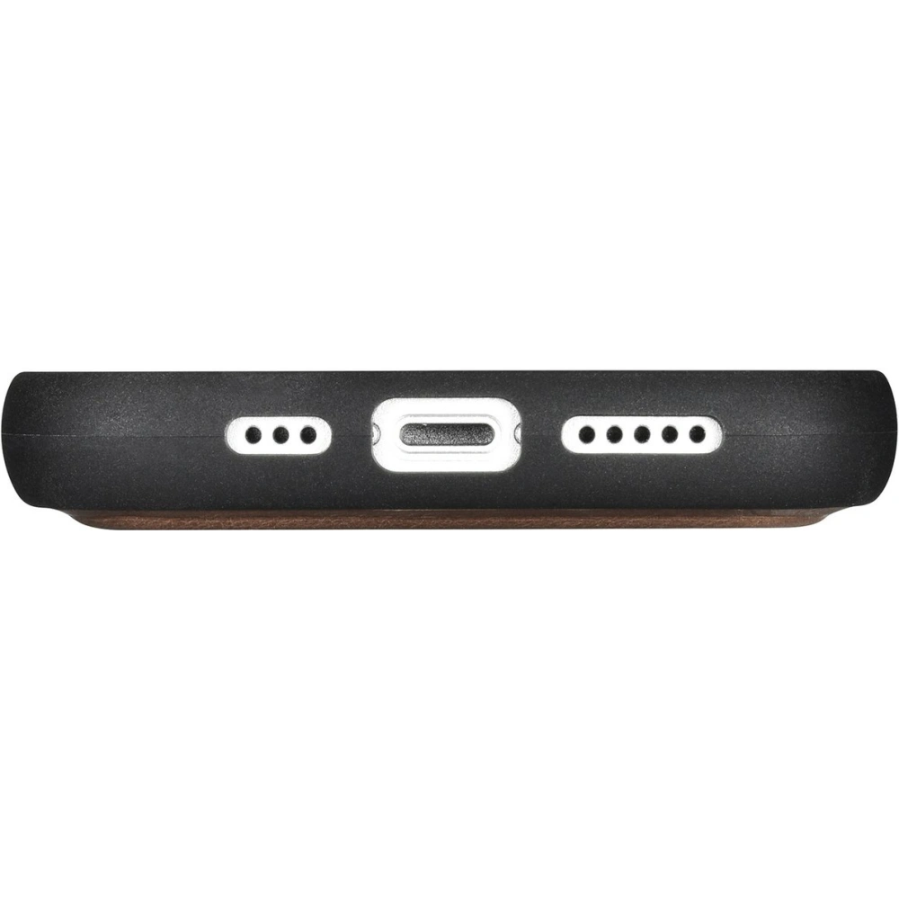 Etui iCarer Oil Wax Wallet Anti-RFID 2in1 Apple iPhone 14 Pro Max brązowy