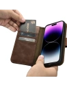 Kup Etui iCarer Oil Wax Wallet Anti-RFID 2in1 Apple iPhone 14 Pro Max hnědý - ICR450 - {ean13} - Sklep Home Screen
