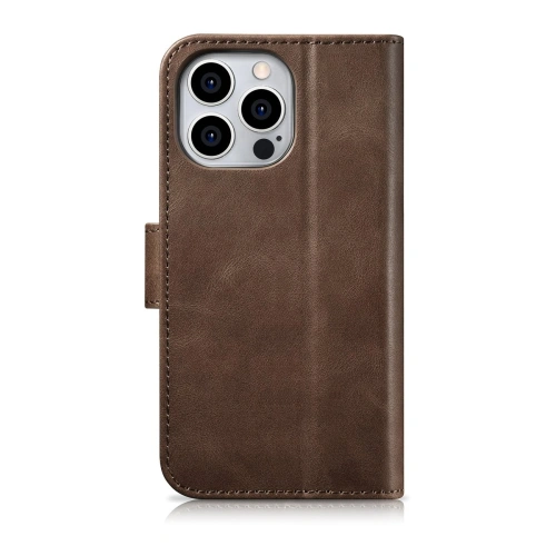Kup Etui iCarer Oil Wax Wallet Anti-RFID 2in1 Apple iPhone 14 Pro Max hnědý - ICR450 - {ean13} - Sklep Home Screen