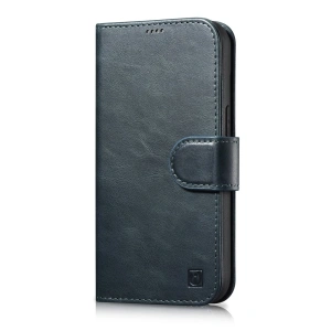 Kup Etui iCarer Oil Wax Wallet Anti-RFID 2in1 Apple iPhone 14 Pro Max modrý - ICR451 - {ean13} - Sklep Home Screen
