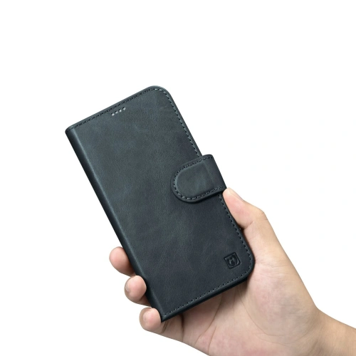 Kup Etui iCarer Oil Wax Wallet Anti-RFID 2in1 Apple iPhone 14 Pro Max modrý - ICR451 - {ean13} - Sklep Home Screen