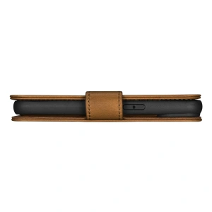 Kup Husă iCarer Oil Wax Wallet Anti-RFID 2în1 Apple iPhone 14 Pro Max maro deschis - ICR452 - {ean13} - Sklep Home Screen