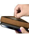 Kup Etui iCarer Oil Wax Wallet Anti-RFID 2in1 Apple iPhone 14 Pro Max jasně hnědý - ICR452 - {ean13} - Sklep Home Screen