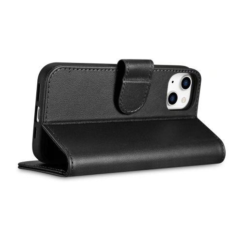Kup Carcasă iCarer Wallet Anti-RFID 2in1 Apple iPhone 14 negru - ICR453 - {ean13} - Sklep Home Screen