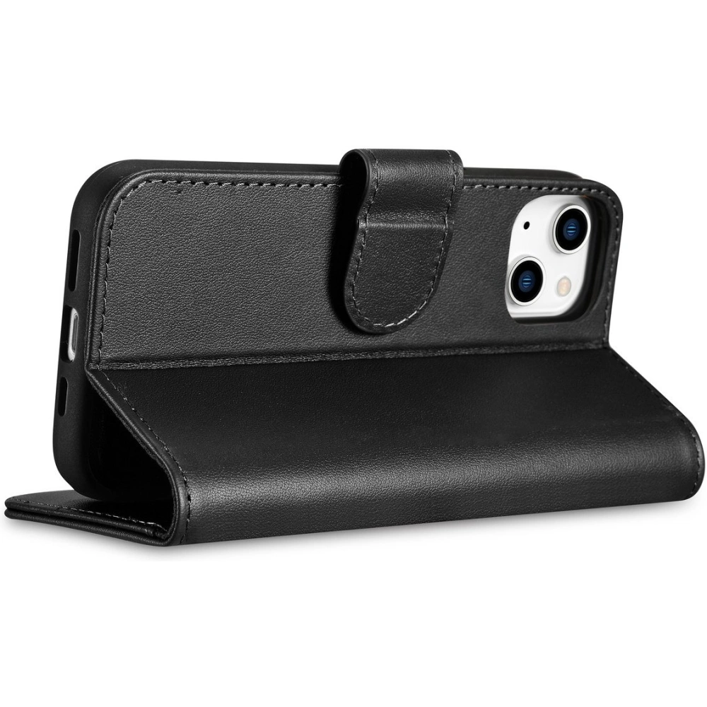 Etui iCarer Wallet Anti-RFID 2in1 Apple iPhone 14 czarny