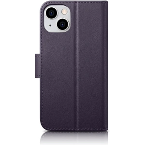 Kup Etui iCarer Wallet Anti-RFID 2in1 Apple iPhone 14 tmavě fialové - ICR456 - {ean13} - Sklep Home Screen