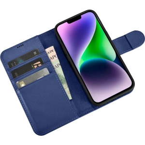 Kup Etui iCarer Wallet Anti-RFID 2in1 Apple iPhone 14 modrý - ICR458 - {ean13} - Sklep Home Screen