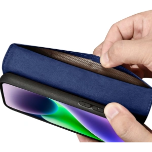 Kup Etui iCarer Wallet Anti-RFID 2in1 Apple iPhone 14 modrý - ICR458 - {ean13} - Sklep Home Screen