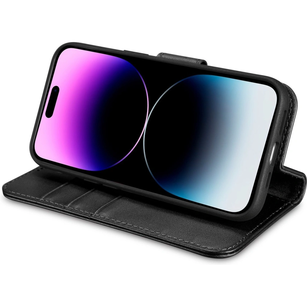 Etui iCarer Wallet Anti-RFID 2in1 Apple iPhone 14 Pro czarny