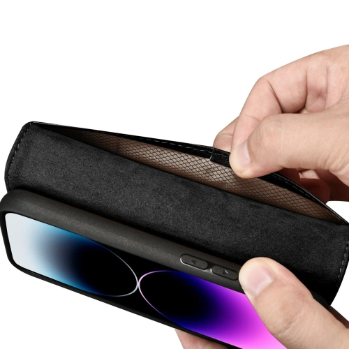 Kup Etui iCarer Wallet Anti-RFID 2in1 Apple iPhone 14 Pro černé - ICR459 - {ean13} - Sklep Home Screen