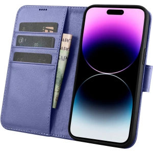 Kup Etui iCarer Wallet Anti-RFID 2in1 Apple iPhone 14 Pro jasnofialová - ICR463 - {ean13} - Sklep Home Screen