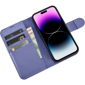 Kup Etui iCarer Wallet Anti-RFID 2in1 Apple iPhone 14 Pro jasnofialová - ICR463 - {ean13} - Sklep Home Screen