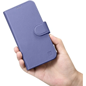 Kup Etui iCarer Wallet Anti-RFID 2in1 Apple iPhone 14 Pro jasnofialová - ICR463 - {ean13} - Sklep Home Screen