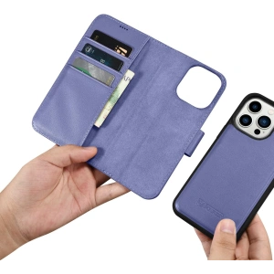 Kup Etui iCarer Wallet Anti-RFID 2in1 Apple iPhone 14 Pro jasnofialová - ICR463 - {ean13} - Sklep Home Screen