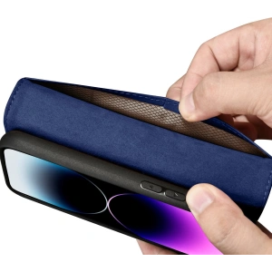 Kup Etui iCarer Wallet Anti-RFID 2in1 Apple iPhone 14 Pro modrá - ICR464 - {ean13} - Sklep Home Screen