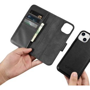 Kup Etui iCarer Wallet Anti-RFID 2in1 Apple iPhone 14 Plus / 15 Plus černé - ICR465 - {ean13} - Sklep Home Screen