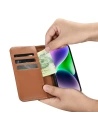 Buy iCarer Wallet Anti-RFID 2in1 Apple iPhone 14 Plus / 15 Plus brown - ICR466 - {ean13} - Home Screen Store Europe