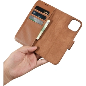 Kup Etui iCarer Wallet Anti-RFID 2in1 Apple iPhone 14 Plus / 15 Plus hnědé - ICR466 - {ean13} - Sklep Home Screen